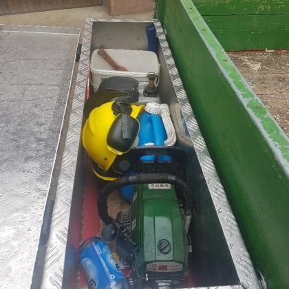 Transportkisten individuell am Trecker