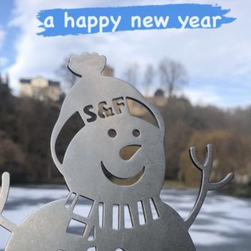 Blechbearbeitung Schneemann